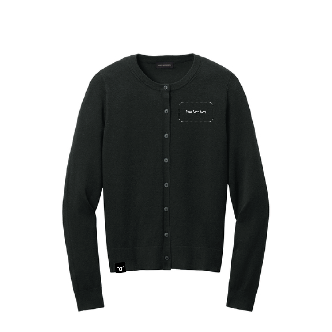 Custom - Port Authority® Women’s Easy Care Crewneck Cardigan Sweater