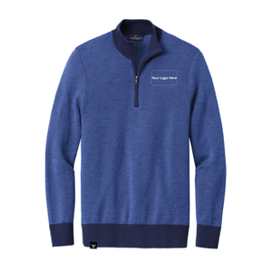 Custom - Brooks Brothers® Washable Merino Birdseye 1/4-Zip Sweater