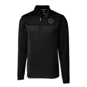 Cutter & Buck Traverse Stretch Eco Stripe Quarter Zip
