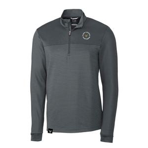 Cutter & Buck Traverse Stretch Eco Stripe Quarter Zip