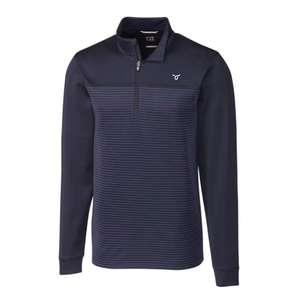Cutter & Buck Traverse Stretch Eco Stripe Quarter Zip